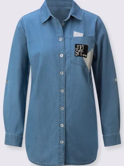 Chemisier long pur coton