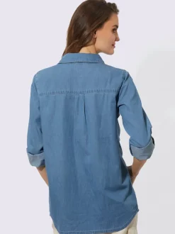 Chemisier long pur coton