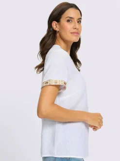Chemisier à manches courtes pure viscose