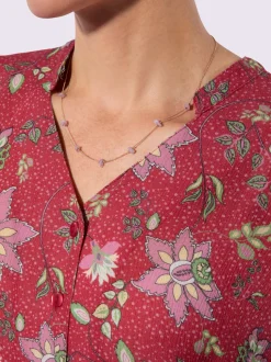 Chemisier à manches courtes 100% viscose