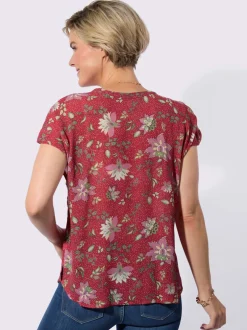 Chemisier à manches courtes 100% viscose