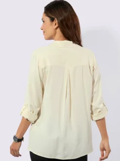 Chemisier à manches longues pure viscose