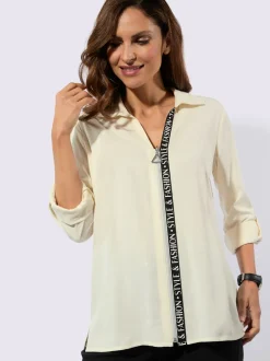 Chemisier à manches longues pure viscose