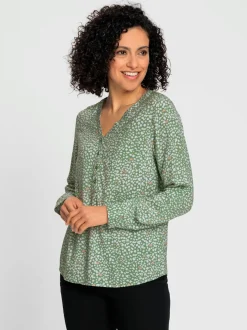 Chemisier à manches longues pure viscose