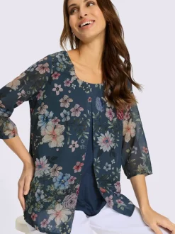 Chemisier motif féminin