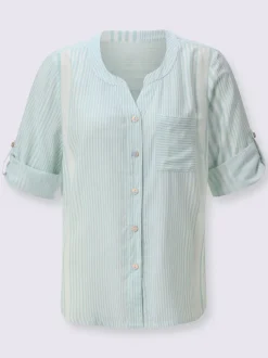Chemisier rayé avec viscose