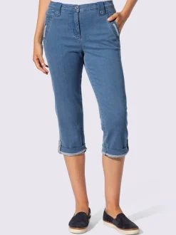 Corsaire en jean 98% coton