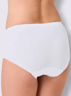 Culotte taille haute côtes fines