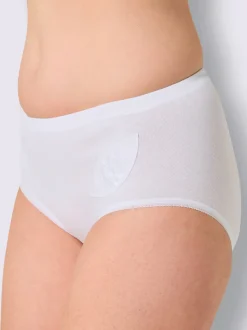 Culotte taille haute côtes fines