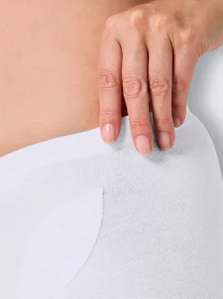 Culotte taille haute côtes fines