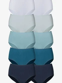Culotte taille haute lot de 10 slips taille haute pratique
