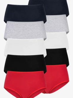 Culotte taille haute lot de 10 slips taille haute pratique