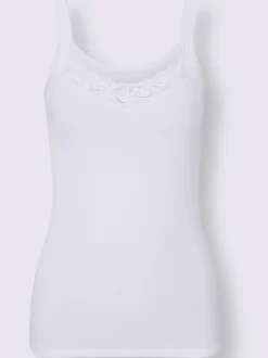 Débardeur dentelle élastique