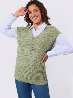 Débardeur en tricot ajouré