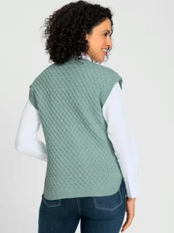 Débardeur en tricot 60% coton