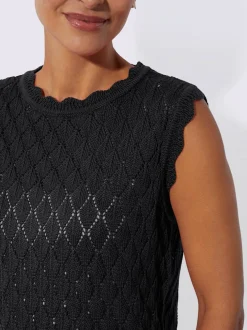 Débardeur en tricot 50% coton