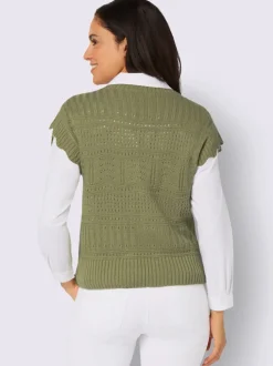 Débardeur en tricot doux et chaud