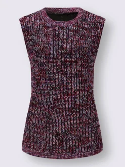Débardeur en tricot superbe fil multicolore