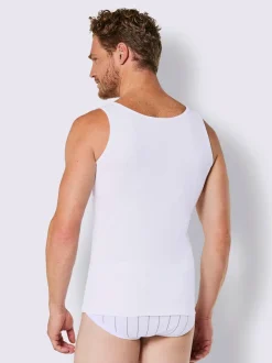 Débardeur masculin côtes fines