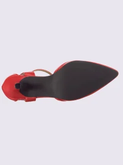 Escarpins matière synthétique imitation nappa