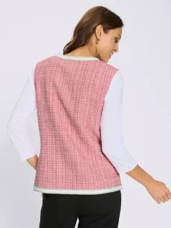 Gilet aspect bouclé