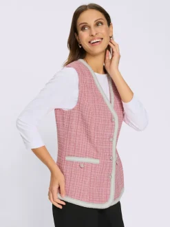 Gilet aspect bouclé