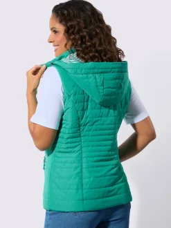 Gilet à capuche capuche amovible