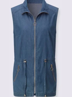 Gilet en jean 100% coton
