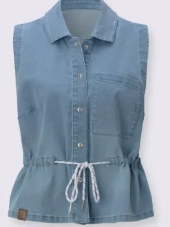 Gilet en jean coton de qualité