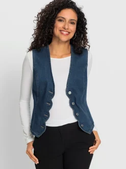 Gilet en jean qualité coton