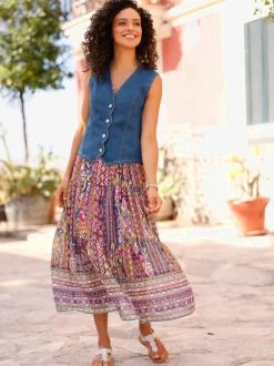 Gilet en jean qualité coton
