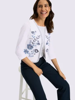 Gilet en jean qualité twill