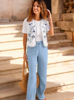 Gilet en jean qualité twill