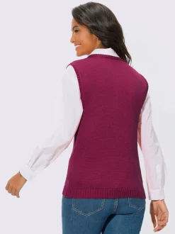 Gilet en tricot 50% coton