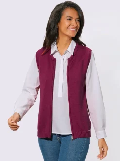 Gilet en tricot 50% coton