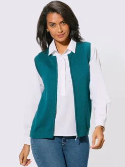 Gilet en tricot 50% coton