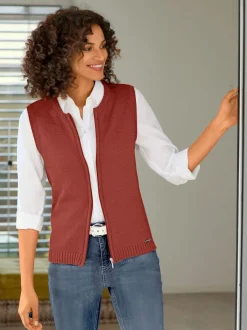 Gilet en tricot 50% coton
