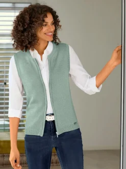 Gilet en tricot 50% coton