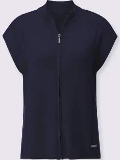 Gilet en tricot coupe décontractée aux épaules