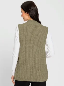 Gilet en tricot 14% laine