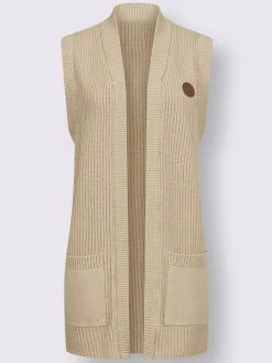 Gilet en tricot pur coton