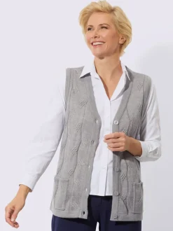 Gilet en tricot toucher doux et agréable