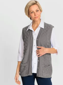 Gilet en tricot toucher très doux