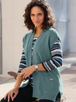 Gilet en tricot 50% viscose