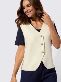 Gilet en tricot 50% viscose (ecovero)