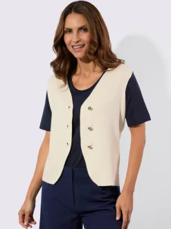 Gilet en tricot 50% viscose (ecovero)