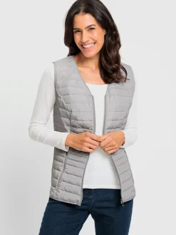 Gilet matelassé brillance discrète