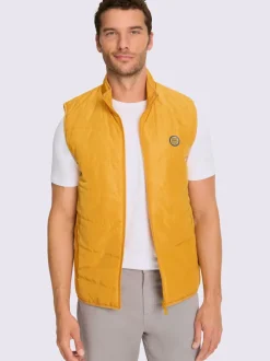 Gilet matelassé doublure contrastée