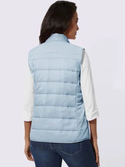 Gilet matelassé lisse sur les côtés