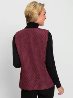 Gilet matelassé motif matelassé affinant